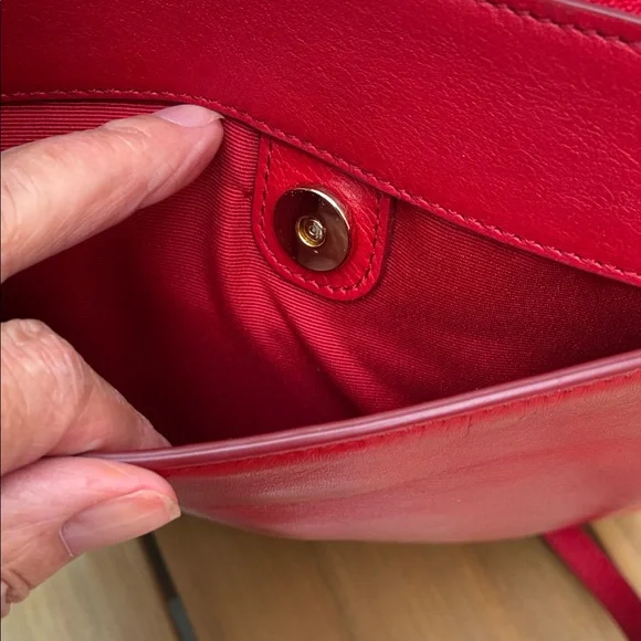 Coach Vibrant Red Crossbody Bag - Picture 7 of 11
